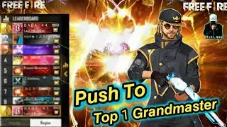 Push To Top 1 Grandmaster- rank #2BGAMER #FREEFIRELIVE #AJJBAHILIVE #BABA444