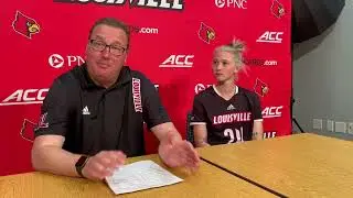 LAX: Scott Teeter and Sarah Blalock postgame vs. Boston College