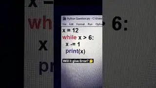Will it give Error? 