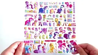 [ASMR]Super cute My Little Pony story sticker book!