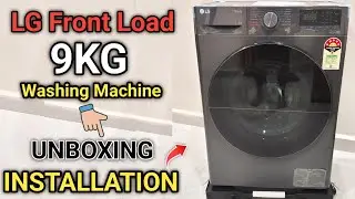 LG 9Kg 5 Star (FHP1209Z5M) AI Front Load Fully Automatic (Inbuilt Heater) Inverter Washing Machine
