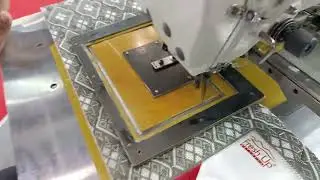 Automatic Label Attaching Machine DY-3020 #automation #machinery #sewinghacks #patternmaking #Duke