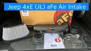 Jeep 4xe (JL) | Super Stock Induction System with Pro DRY S Filter Unbox and Install