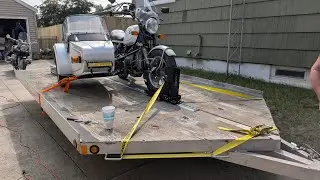 Snowmobile to Sidecar trailer conversion