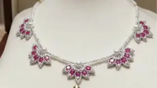 Easy and Beautiful Necklace Making at Home #Handmade Jewellery 