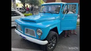 Encontro de carros antigos no Cassino RS