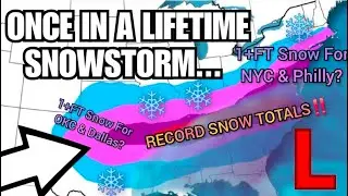 Once In A Lifetime Winter Storm Upcoming...