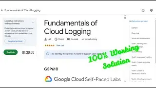 Fundamentals of Cloud Logging | #GSP610 | #qwiklabs | #arcade #googlecloudskillsboost #arcadegames