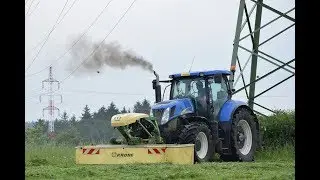 Senáž Hrachu 2018 | ZEA Rychnovsko | New Holland T7040, Claas Arion 630, Tatra Phoenix 8x6, 5x Krone