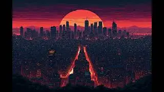 Cyberpunk Sunset City (2 Hours)