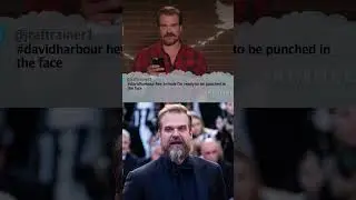David Harbour is a nice guy. Reading mean tweets