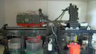 Lego Technic DVD CD Wechsler Plotter Roboter Beschrifter SPS