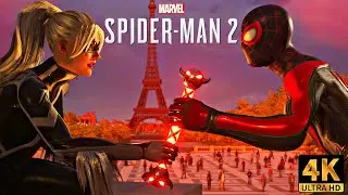 Miles Teams Up With Black Cat | Marvel's Spider-Man 2 (4K 60FPS)