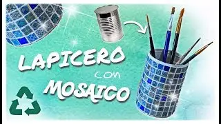 LAPICERO CON MOSAICO para la vuelta al cole | paso a paso