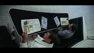 Apple iPad in the 1968 classic: 2001 A SPACE ODYSSEY [720p]