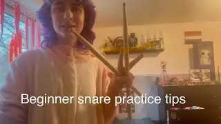 Beginner snare practice tips 