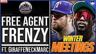 METS FREE AGENT FRENZY LIVE! (Ft. @GiraffeNeckMarc | MLB Winter Meetings)