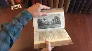 Universal London Magazine 1793 nice bound book 6 issues w/ 5 maps & 6 plates Washington D.C.