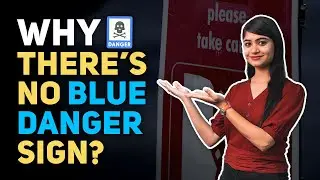 Why RED Color is used as a danger Sign? | Red Color Danger |  ATTENTION Sign | FunFact |#shorts