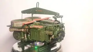 1:35 Rye Field Leopard 2 Motor mit Hebegeschirr