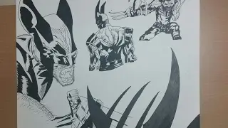wolverine speed drawing