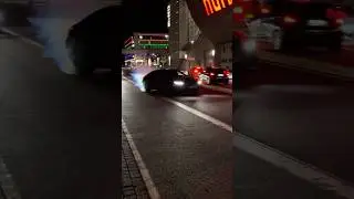 BMW Light Up Tires TWICE in front of the nurburgring building