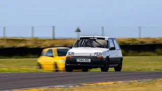 Renault 5 @ Anglesey for Cliosport Festival 2025 26/7/2025 chasing @Brigsygtt megane R26