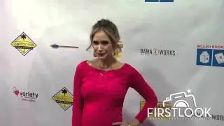Ashley Jones at  Milk and Bookies' 7th Annual Story Time Celebration