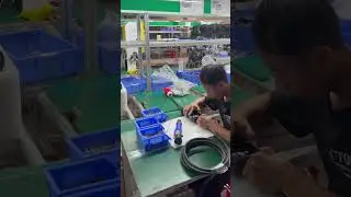 New energy vehicle changer assembly line. #evchargingstation #evcharger #evcharging #manufacture