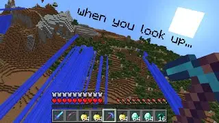 Minecraft UHC but everything is SIDEWAYS...?