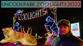 Lincoln park zoo lights|| Christmas lights show 2022|| 4K walk