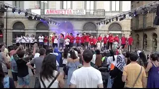 El grup Sense Sal comen&ccedil;a la seva gira de comiat a Igualada actuant amb l&rsquo;Escola Gabriel Castell&agrave;