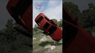 Brutal BMW Flip and Roll - BeamNG.Drive #beamngdrive #crash