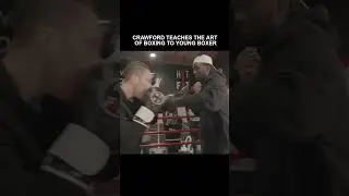 Terence Crawford breaking it down for Malakai. Lessons from the undisputed champ 🥊👑 #boxing