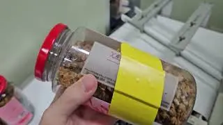 식품이물검사기(FSCAN-4350GAC) 고정밀형장비 그레놀라 검사 영상 (Pusher Type 리젝터 포함)