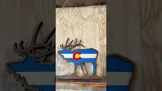 Colorado elk design #30daysuperfans #colorado #handmade #coloradosprings #decor @patflynn