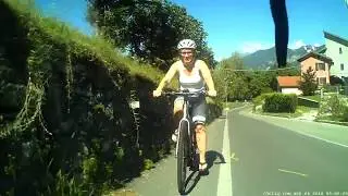 Climb to Madonna de Ghisallo in Bellagio, Italy