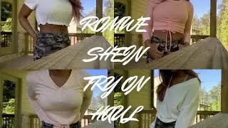 romwe + shein try on haul & honest review 2021 | affordable spring summer tops | sinwithcorinnexo