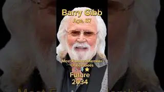 Barry Gibb legendary voice that keeps us Stayin' Alive! 🎶🕺#beegees #antesedepois #beforeandafter