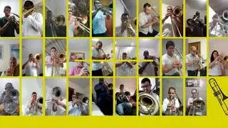 orquestra virtual de trombones  CCB hino  201
