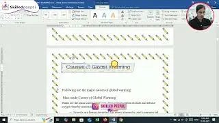 How to Set Text and Images in MS Word Part 02 | Insert & Arrange Text + Pictures | Hindi + English