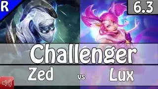 C9 Jensen/Incarnati0n - Zed vs Lux - Mid - Patch 6.3 - SoloQueue Replay (February 14th 2016)