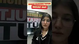 Bihar Nursing Tutor Result Out 🔥 Next Process #BNRC #NursingResult