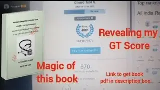 Revealing my Marrow Grand tests score for NEET PG and INICET 