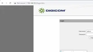 Digicom router basic configuration