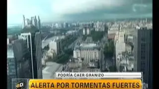 Alerta meteorol&oacute;gica por fuertes tormentas - Telefe Noticias