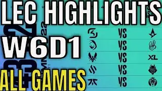 LEC Highlights ALL GAMES W6D1 Summer 2022 | Week 6 Day 1