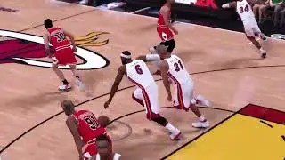 Miami Heat steal turns into LeBron James dunk