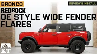 2021-2024 Bronco RedRock OE Style Wide Fender Flares Review & Install