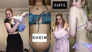 🔥👙 KARMA LEE Sizzling Double Swimwear Try-On | ZAFUL + SHEIN Haul 🌴😍